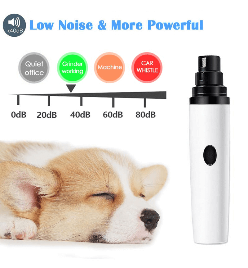 Dog Nail Grinder, Dog Nail Trimmers and Clippers Kit, Super Quiet Electric  Pet Nail Grinder, Rechargeable, for Small Large Dogs & Cats Toenail & Claw  | SHEIN USA